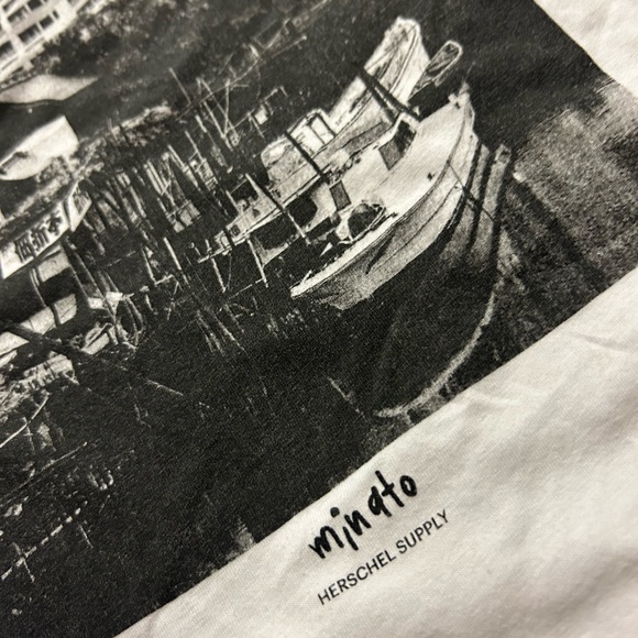 Herschel Supply Co Black and White Photography T-Shirt - Picture 5 of 5